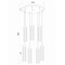 Z-Lite Beau Chandelier, 7-Light, 18 In.W x 12.75 In.H, Matte Black/Clear 740P-7R-MB - alternate 3